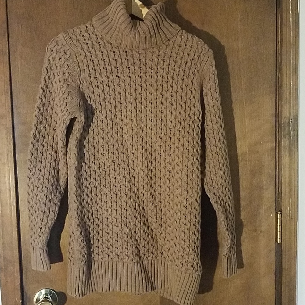 Tunic length turtle neck